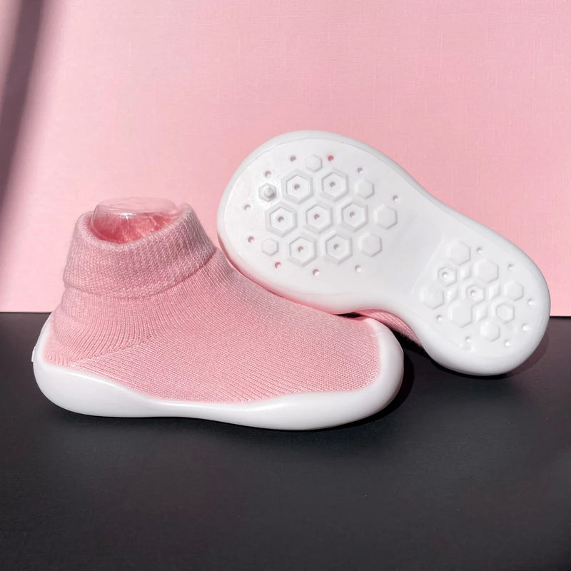 Puschies - non-slip &amp; breathable baby barefoot shoes made of cotton